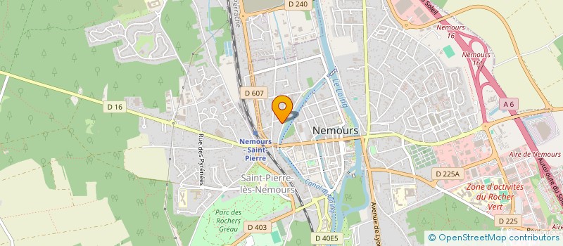 localisation de l'entreprise SARI BOIS à NEMOURS