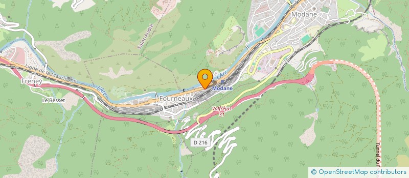 localisation de l'entreprise SARI FILS à MODANE