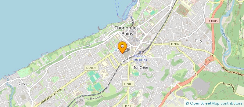 localisation de l'entreprise SARI IMMO à THONON-LES-BAINS