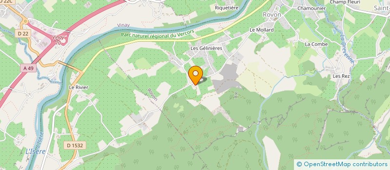 localisation de l'entreprise SARI IMMO  ROVON