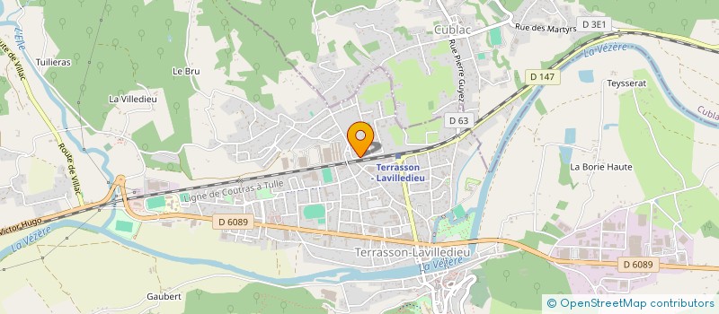 localisation de l'entreprise SARI MAINTENANCE à TERRASSON-LAVILLEDIEU