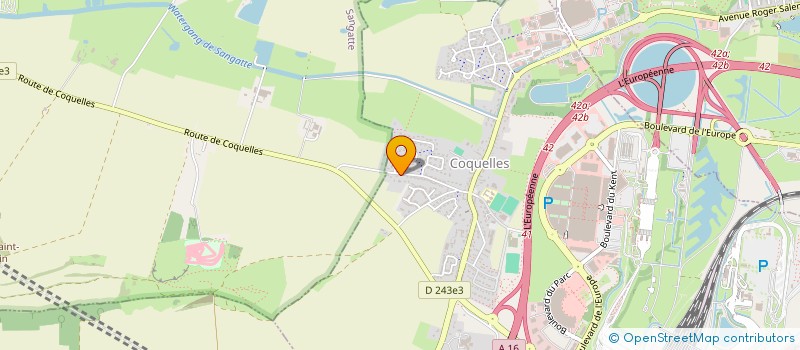 localisation de l'entreprise SARI NF  COQUELLES