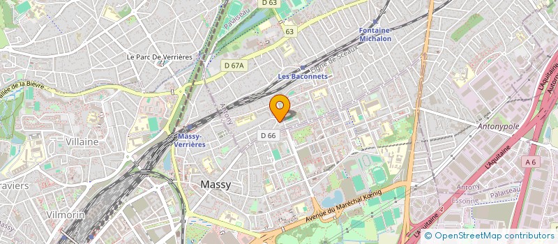 localisation de l'entreprise SARI VTC à ANTONY