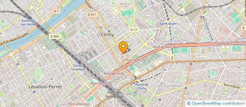 localisation de l'entreprise SARIA à CLICHY