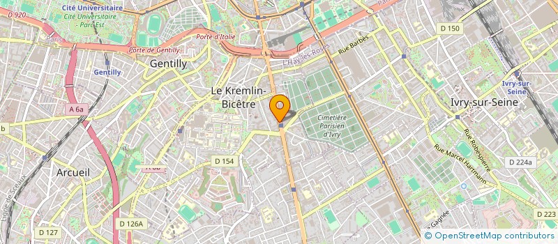 localisation de l'entreprise SARIC  LE KREMLIN-BICETRE