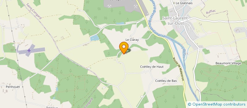 localisation de l'entreprise SARIC à PLEUCADEUC