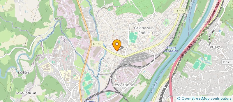 localisation de l'entreprise SARICA BTP à GRIGNY