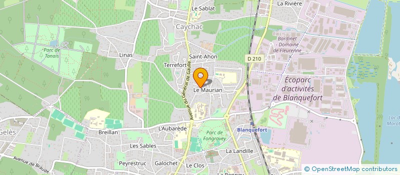 localisation de l'entreprise SARIDAS EURL à BLANQUEFORT