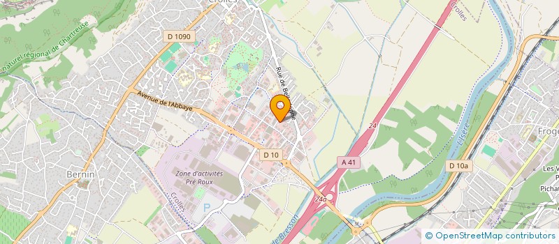 localisation de l'entreprise SARIDDA L'ITALIE A TABLE  CROLLES