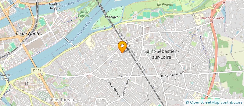 localisation de l'entreprise SARIETTE à SAINT-SEBASTIEN-SUR-LOIRE