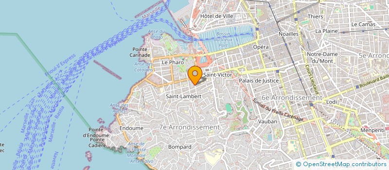 localisation de l'entreprise SARIETTE à MARSEILLE
