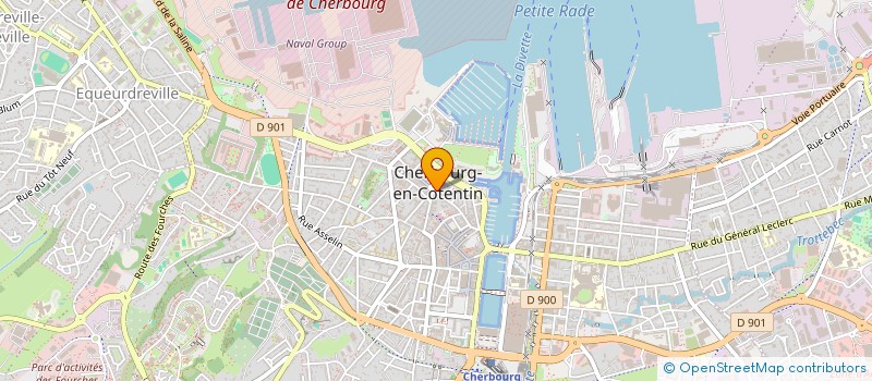 localisation de l'entreprise SARIETTE  CHERBOURG-EN-COTENTIN