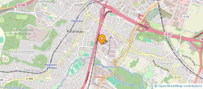 localisation de l'entreprise SARIG à PALAISEAU