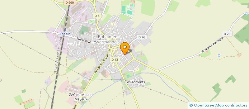 localisation de l'entreprise SARIGOL  BOHAIN-EN-VERMANDOIS