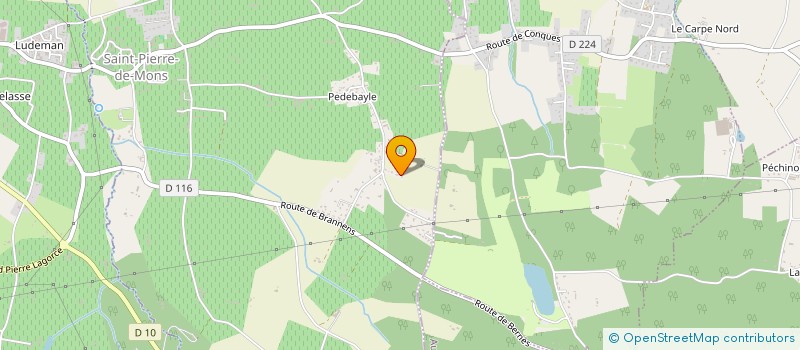 localisation de l'entreprise SARIMART  SAINT-PIERRE-DE-MONS