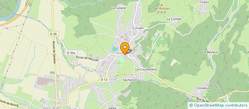localisation de l'entreprise SARIV FRANCE à JUJURIEUX