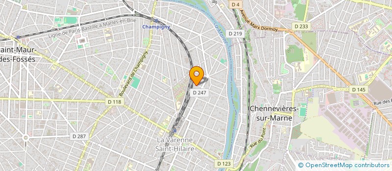 localisation de l'entreprise SARIVIC à SAINT-MAUR-DES-FOSSES