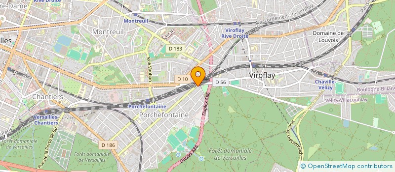 localisation de l'entreprise SARIX à VERSAILLES