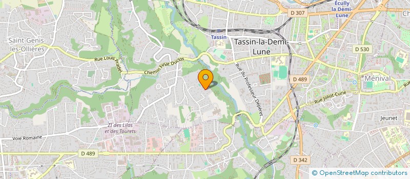 localisation de l'entreprise SARJEVANE  TASSIN-LA-DEMI-LUNE