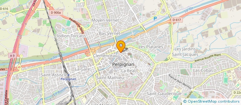 localisation de l'entreprise SARK  PERPIGNAN