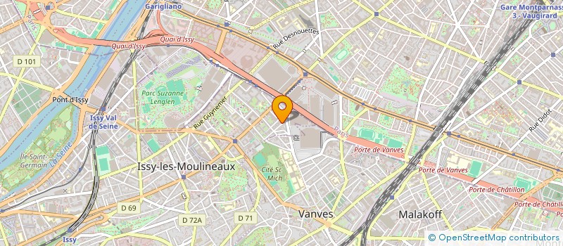 localisation de l'entreprise SARKI à ISSY-LES-MOULINEAUX