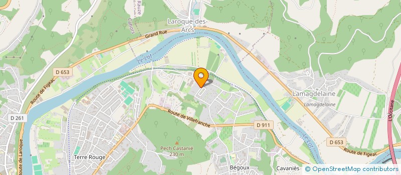 localisation de l'entreprise SARKIS  CAHORS