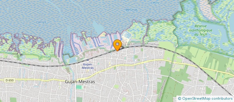 localisation de l'entreprise SARKISSIAN - EURL à GUJAN-MESTRAS