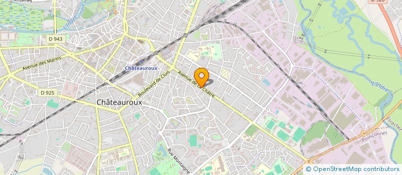localisation de l'entreprise SARL 0'166 à CHATEAUROUX