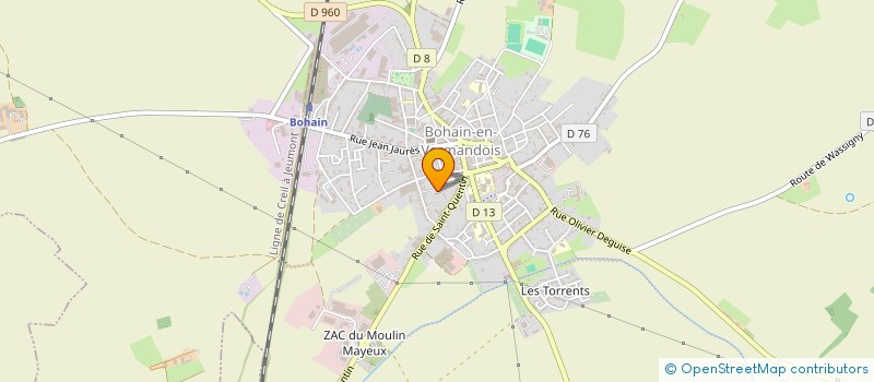 localisation de l'entreprise SARL 02 SAAB à BOHAIN-EN-VERMANDOIS