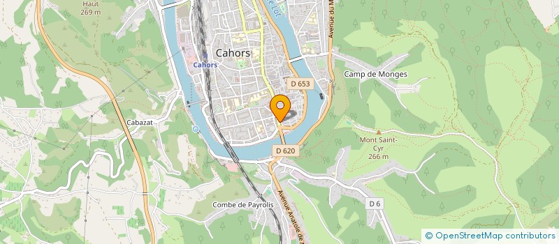 localisation de l'entreprise SARL 1 2 3 BOULVARD  CAHORS