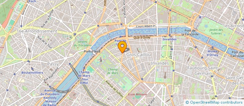 localisation de l'entreprise SARL 1 B  PARIS