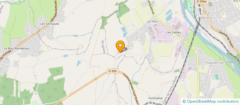 localisation de l'entreprise SARL 100% FERMETURES  ABREST