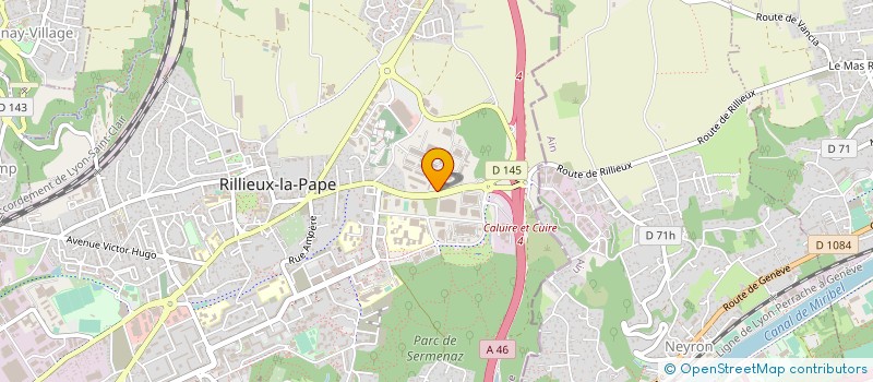 localisation de l'entreprise SARL 123 EMBALLAGES  RILLIEUX-LA-PAPE