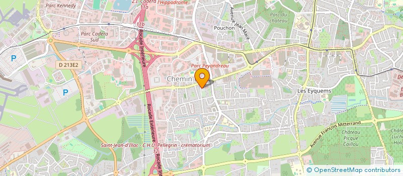 localisation de l'entreprise SARL 126 à MERIGNAC