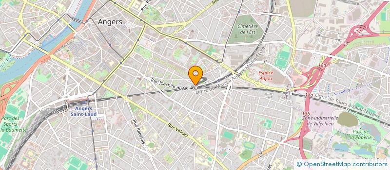 localisation de l'entreprise SARL 138 à ANGERS