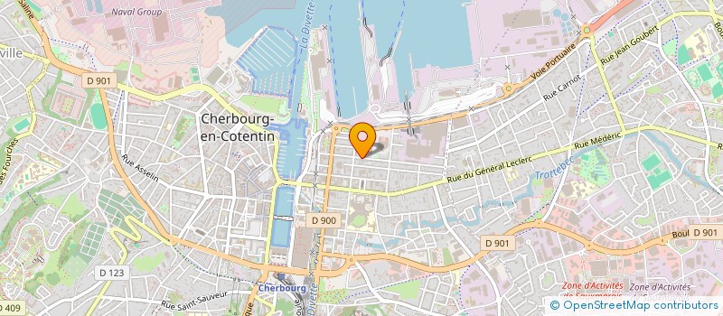 localisation de l'entreprise SARL 16 RUE DOM PEDRO  CHERBOURG-EN-COTENTIN