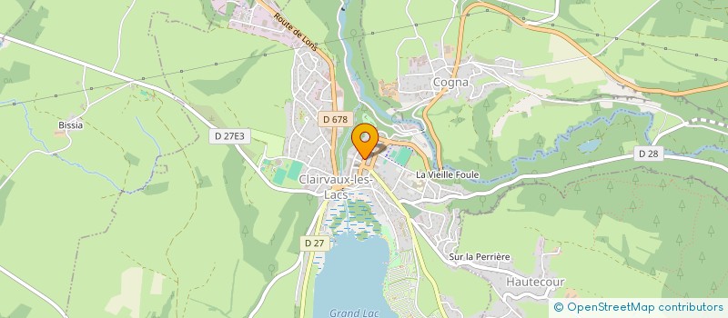 localisation de l'entreprise SARL 17EME ARCADE BOUTIQUE ANNIE  CLAIRVAUX-LES-LACS