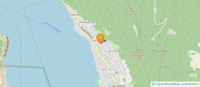 localisation de l'entreprise SARL 18 CARATS  VEYRIER-DU-LAC