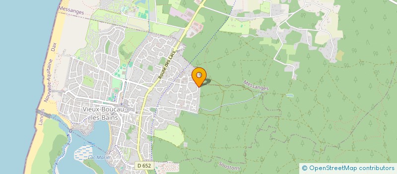 localisation de l'entreprise SARL 1855  VIEUX-BOUCAU-LES-BAINS