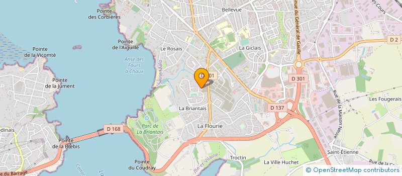 localisation de l'entreprise SARL 1870 à SAINT-MALO