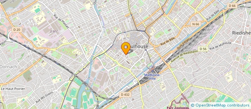 localisation de l'entreprise SARL 1900  MULHOUSE