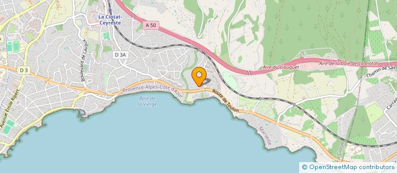 localisation de l'entreprise SARL 1974  LA CIOTAT