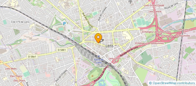 localisation de l'entreprise SARL 2 BB à LENS