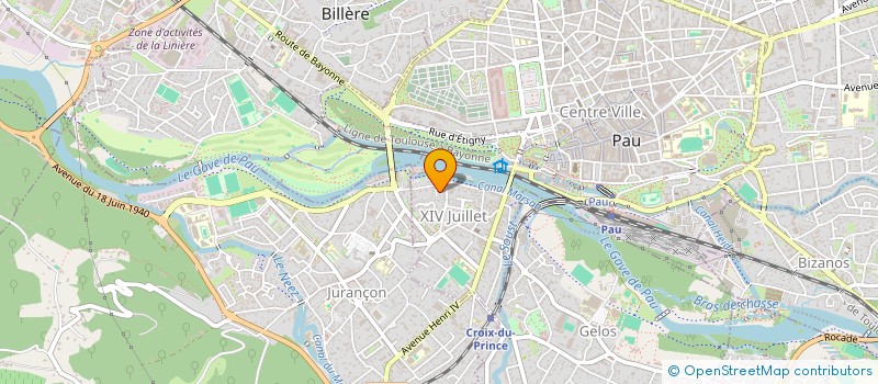 localisation de l'entreprise SARL 2 BI à PAU