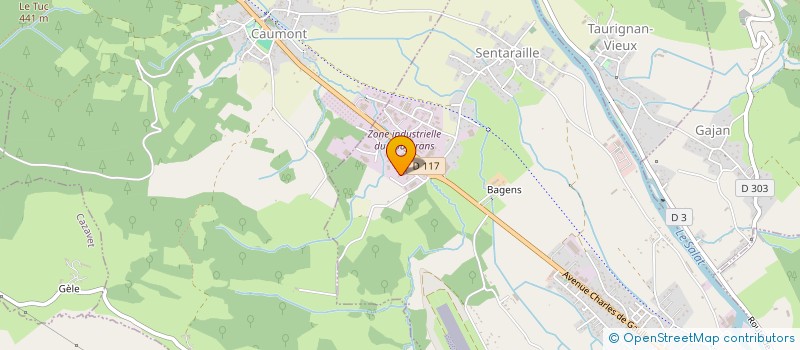 localisation de l'entreprise SARL 2 C à LORP-SENTARAILLE