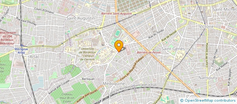 localisation de l'entreprise SARL 2 D à BORDEAUX