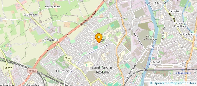 localisation de l'entreprise SARL 2 G à MARQUETTE-LEZ-LILLE