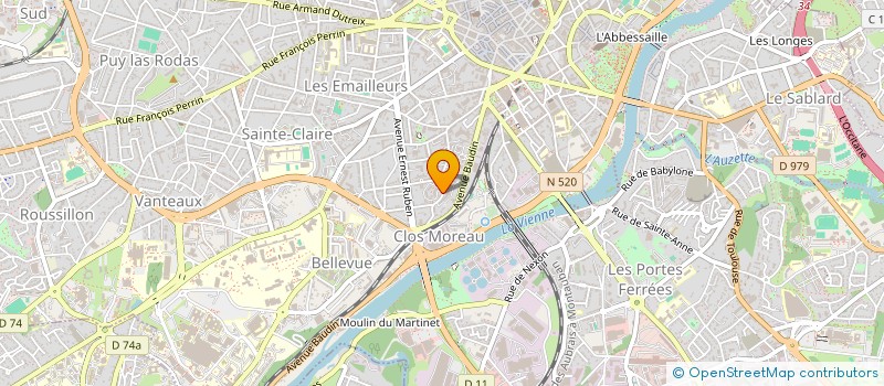 localisation de l'entreprise SARL 2 M à LIMOGES