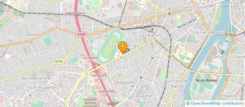 localisation de l'entreprise SARL 2 M EXPRESS à TOULOUSE