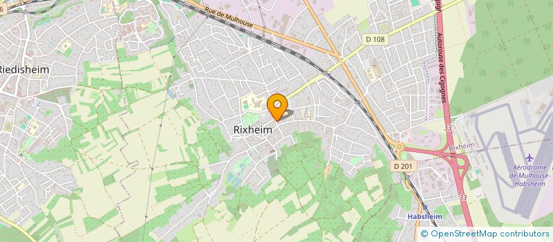 localisation de l'entreprise SARL 2 M M  RIXHEIM